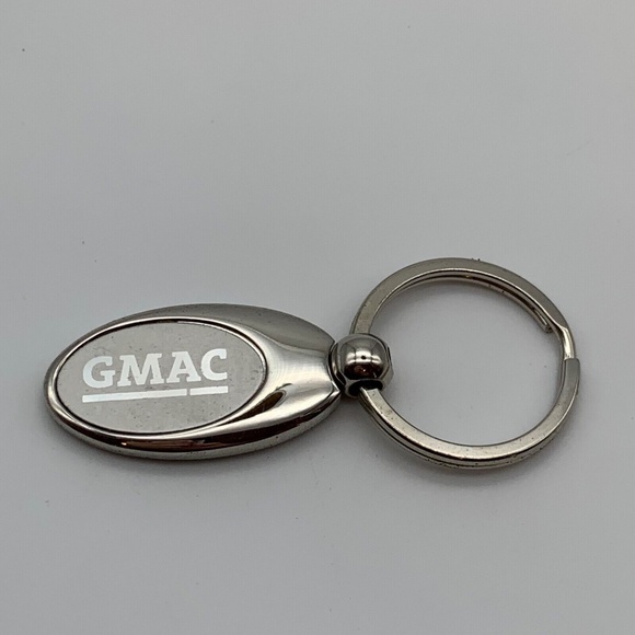 Vintage GMAC Metal Promo Keychain Keyring in Silver - Picture 4 of 6